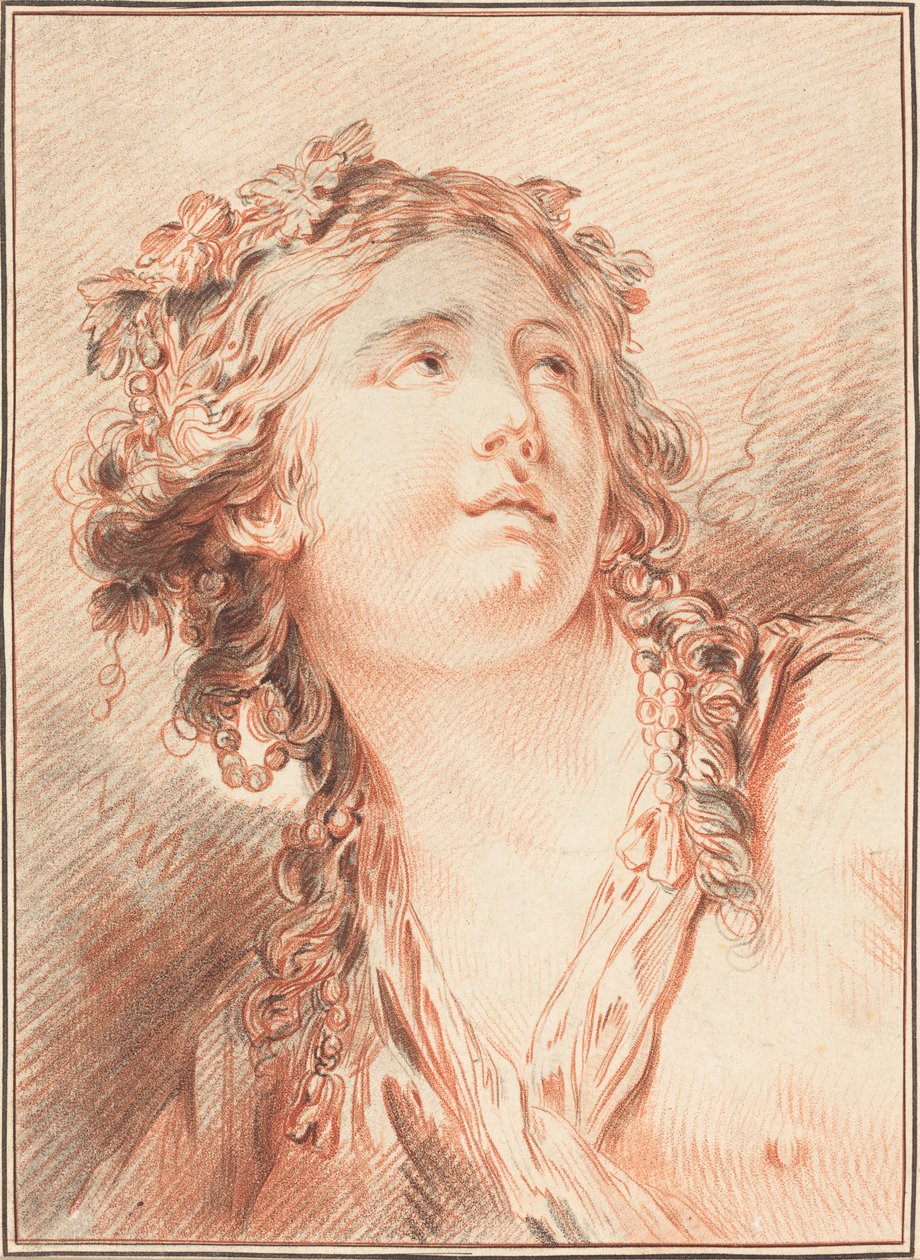Kopf einer jungen Frau von Gilles Demarteau