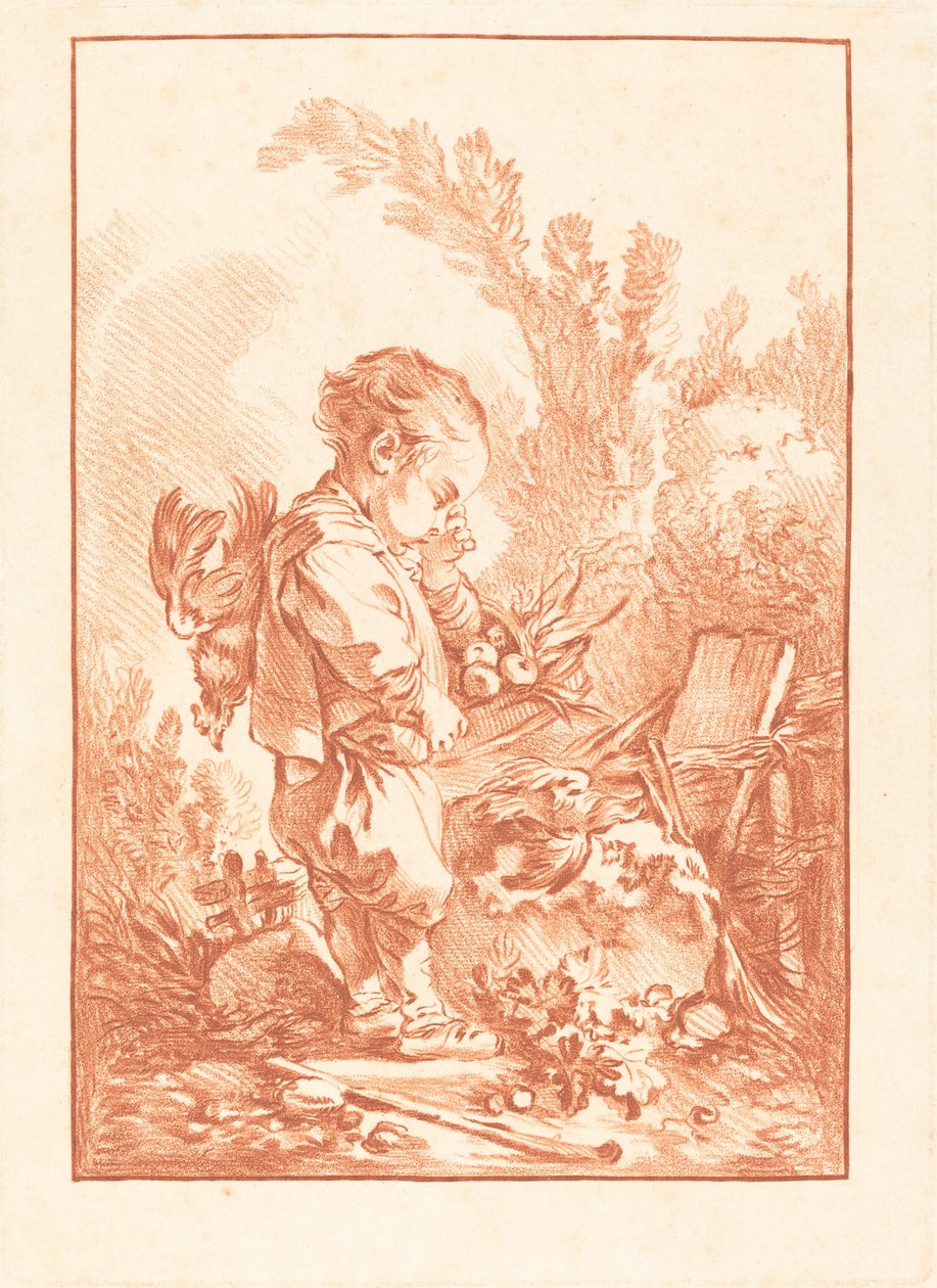 Le Maraudeur Der Dieb, ca. 1769 von Gilles Demarteau