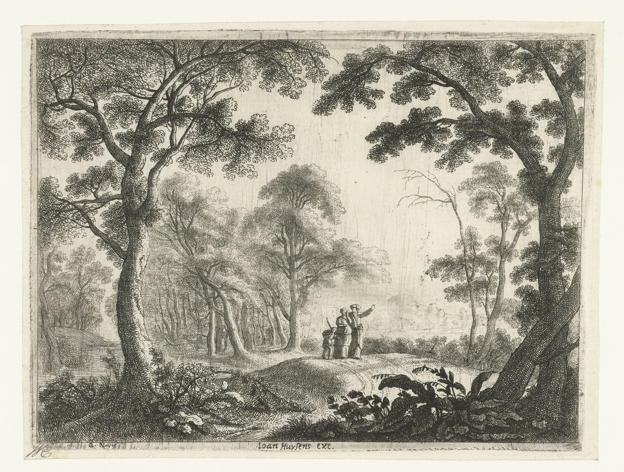 Landschaft mit der Vertreibung von Hagar von Gilles Neyts
