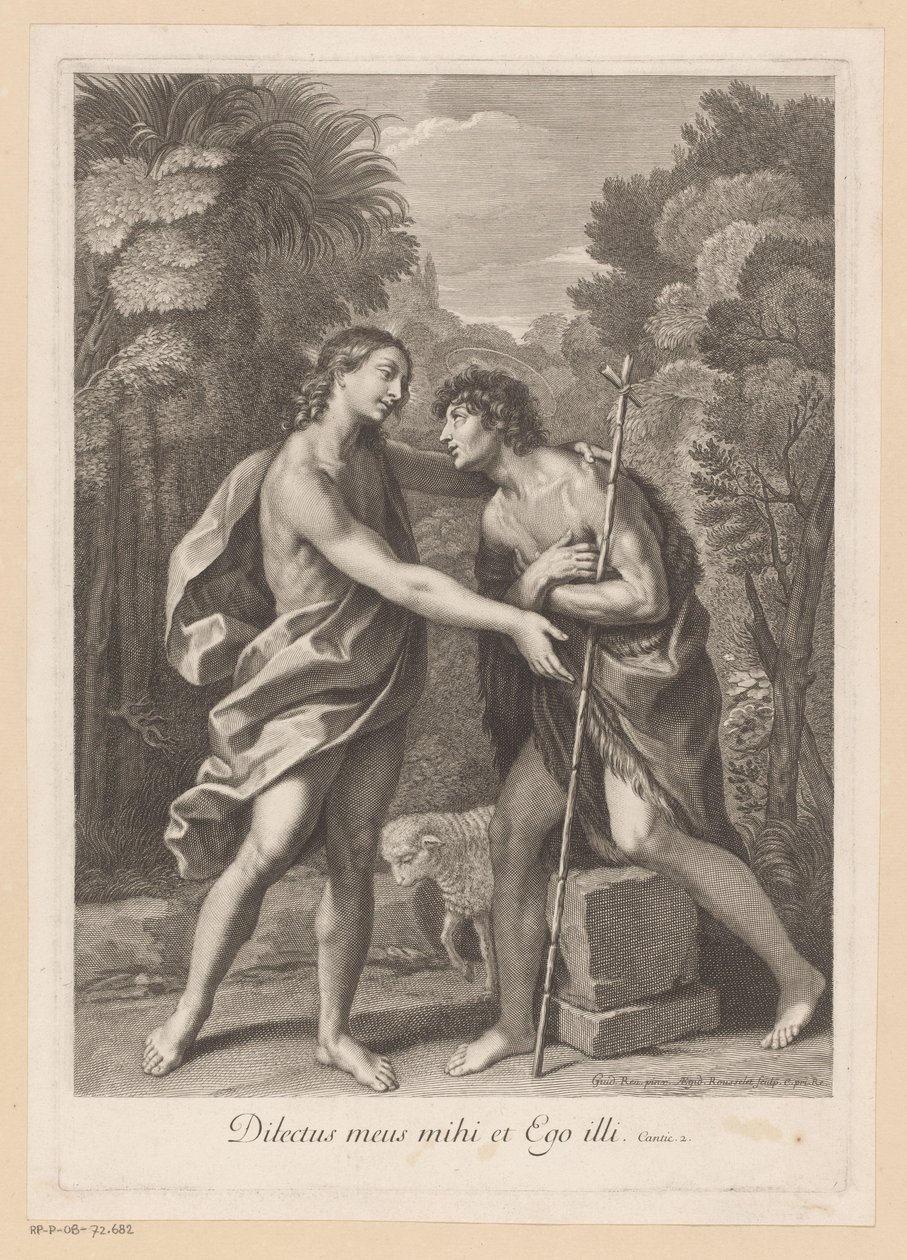 Christus und Johannes der Täufer von Gilles Rousselet
