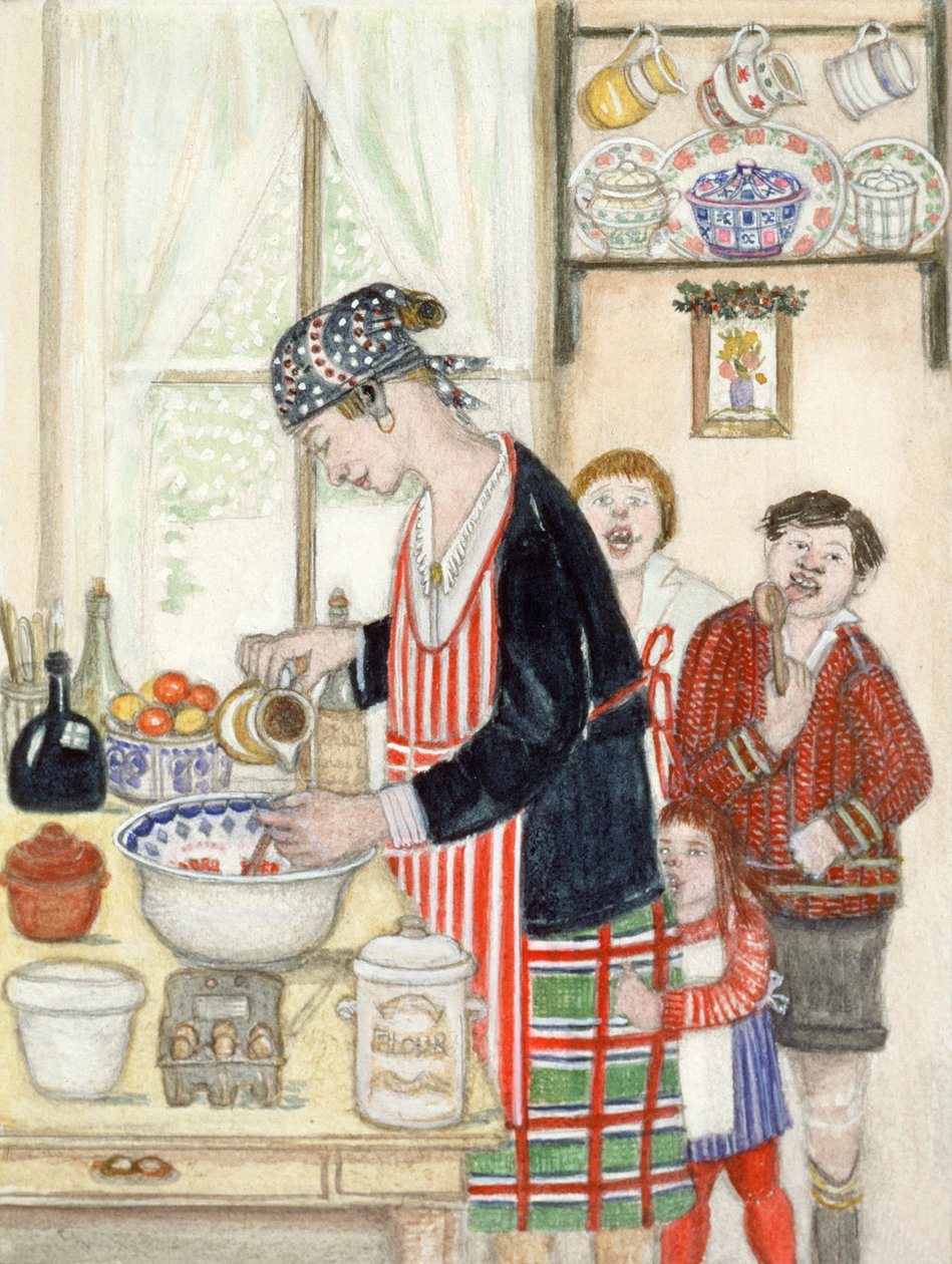 Weihnachtspudding von Gillian Lawson