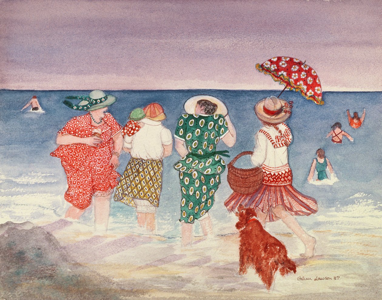 Tanz auf dem Wasser III von Gillian Lawson