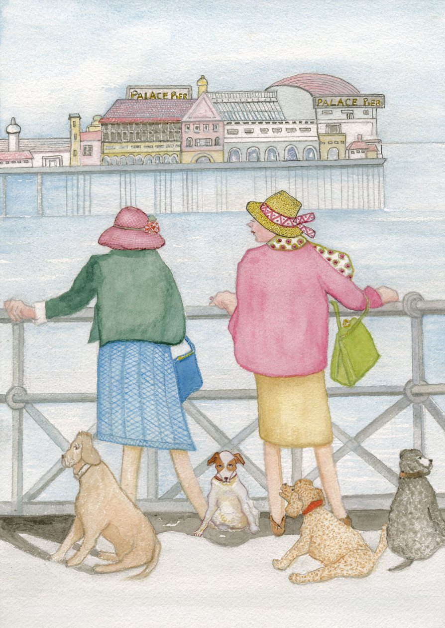 Blick aufs Meer, 2018 von Gillian Lawson