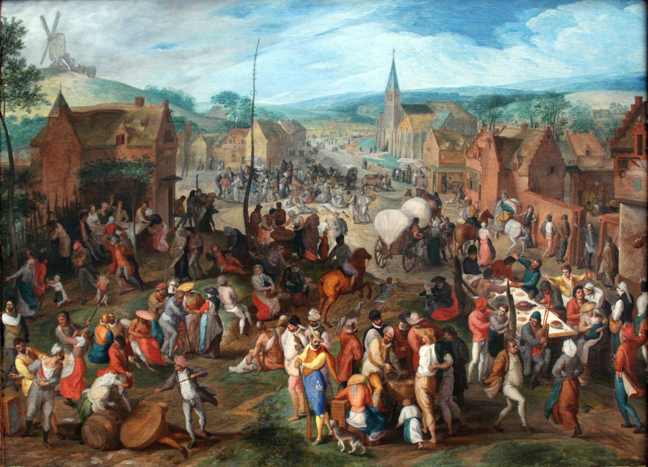 Dorfkirmes von Gillis Mostaert