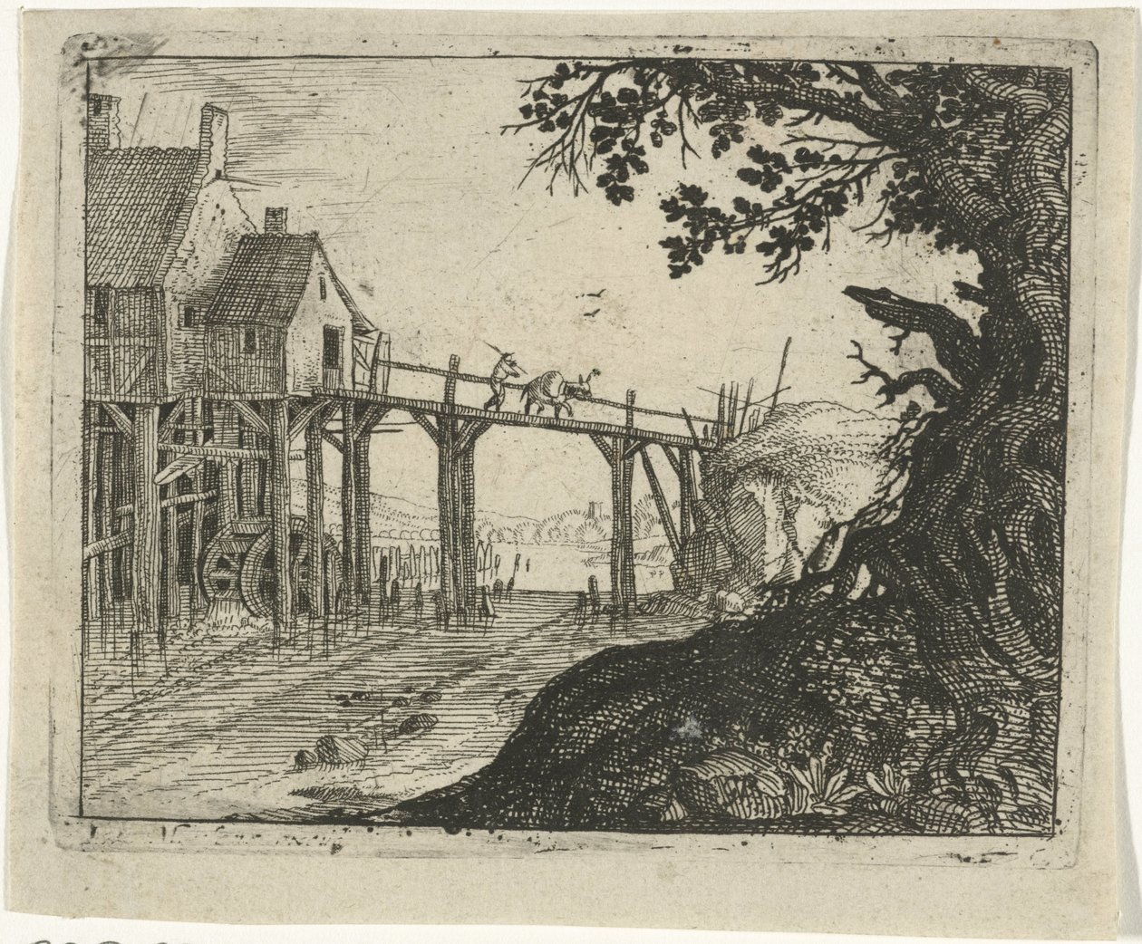 Landschaft mit einer Wassermühle von Gillis Peeters (I)