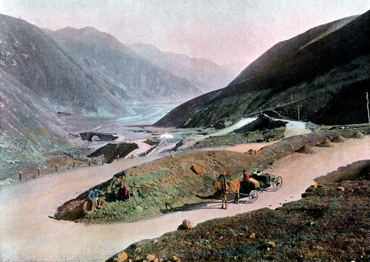 Georgische Heerstraße, ca. 1890 von Gillot