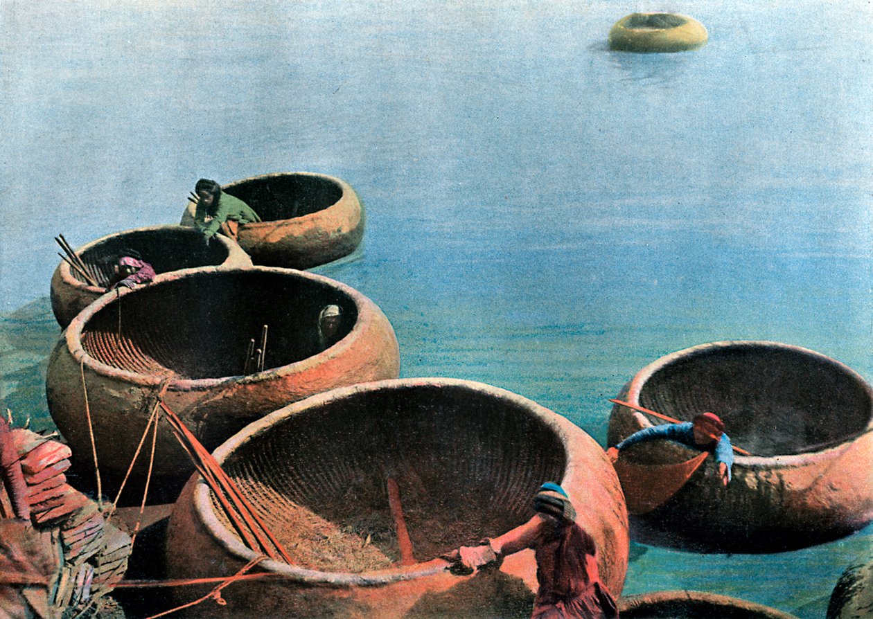 Kouffehs am Euphrat, ca. 1890 von Gillot