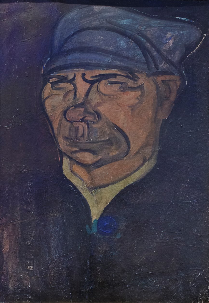 Kopf eines Fischers, Fischer von Burano von Gino Rossi