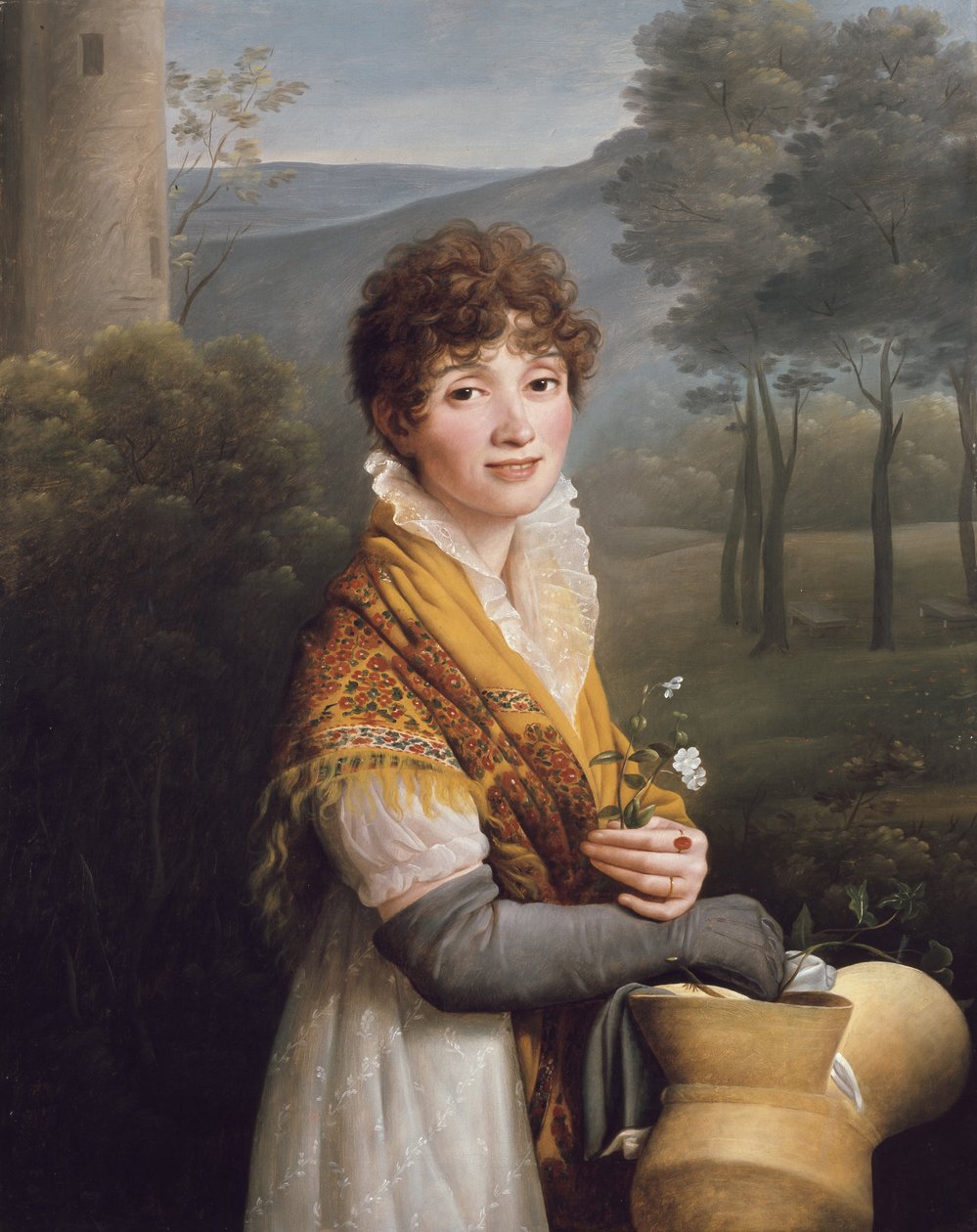 Porträt einer jungen Frau von Gioacchino Giuseppe Serangeli