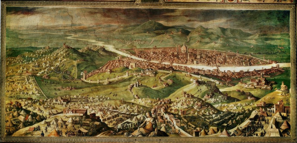 Die Belagerung von Florenz von Giorgio Vasari