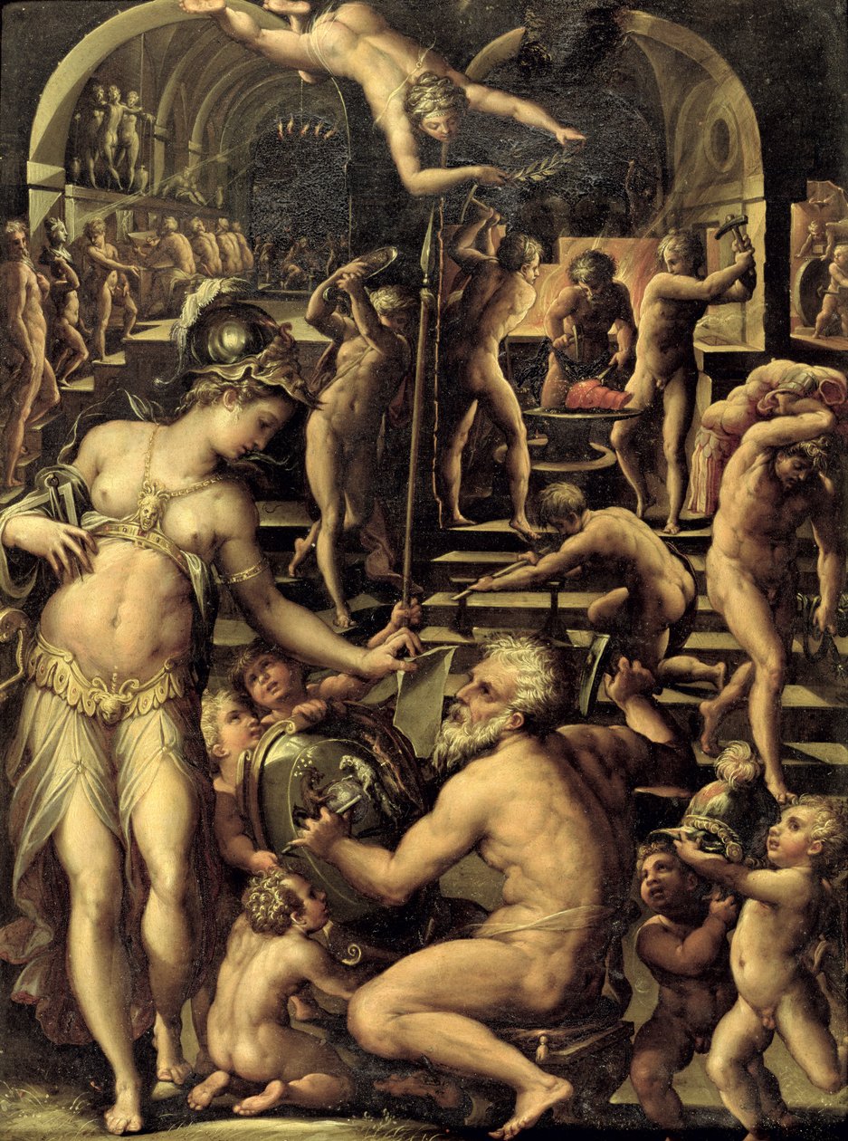 Vulkanschmiede, 1565 von Giorgio Vasari