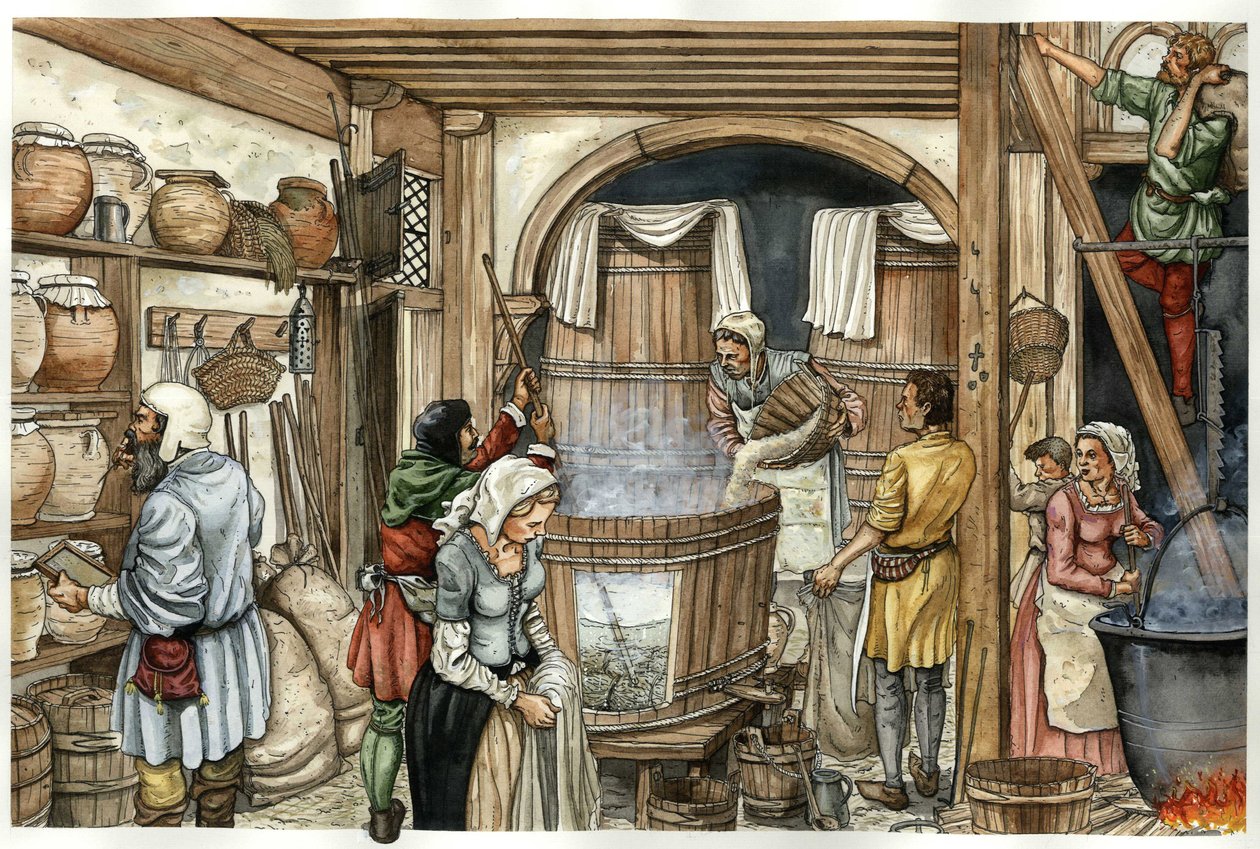 Mittelalter: Brauerei von Giorgio Albertini