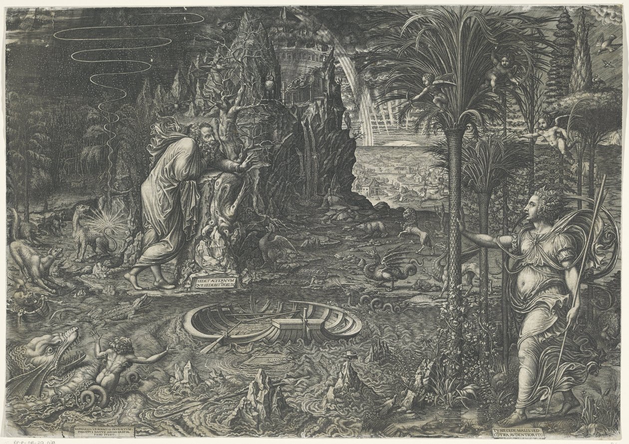 Allegorie des Lebens von Giorgio Ghisi