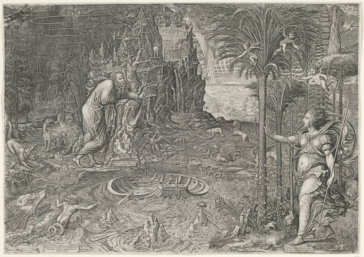 Allegorie des Lebens von Giorgio Ghisi