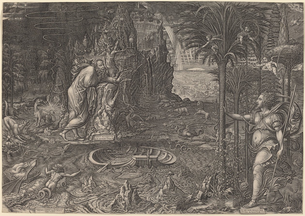 Allegorie des Lebens von Giorgio Ghisi