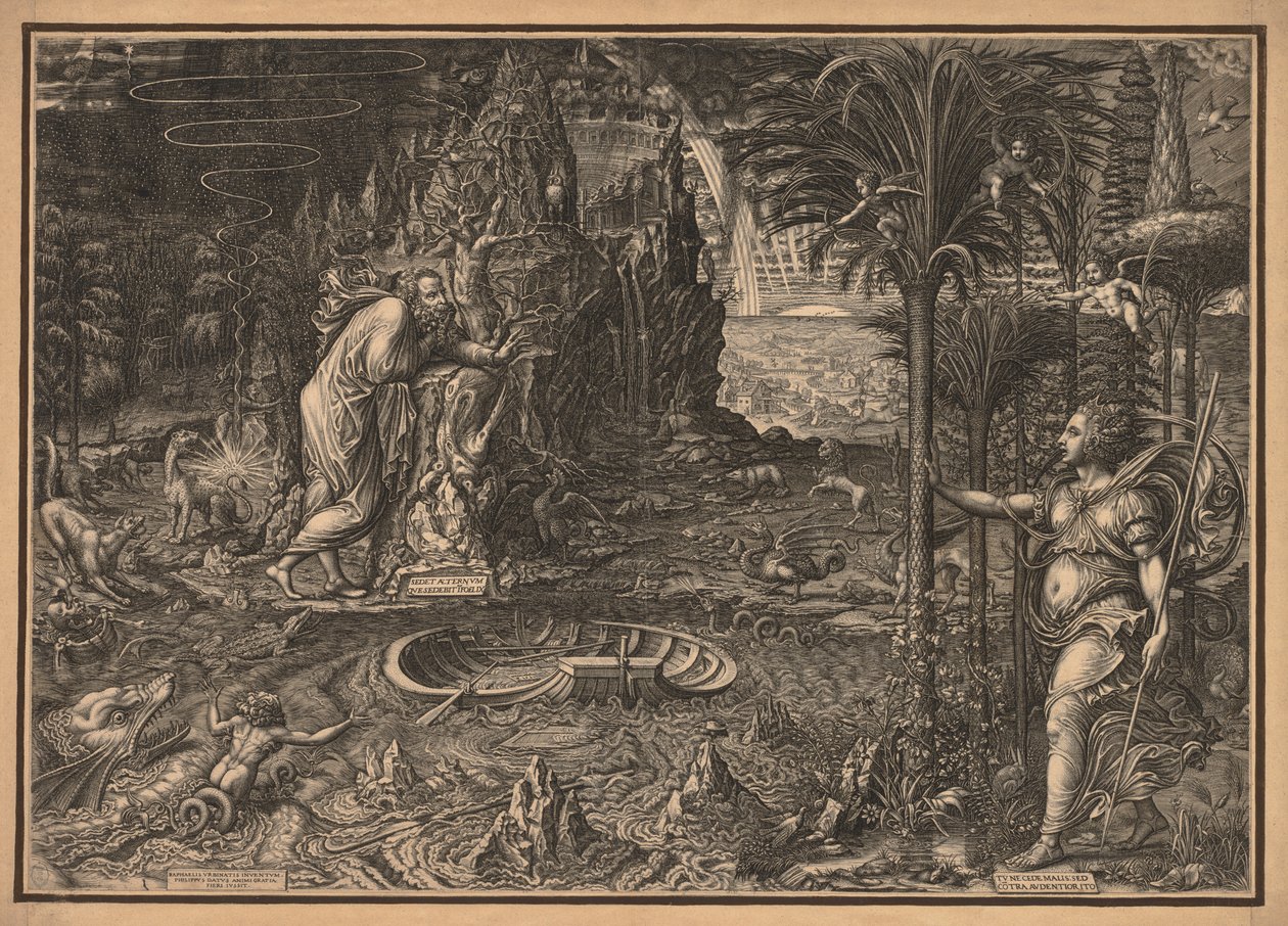 Allegorie des Lebens von Giorgio Ghisi
