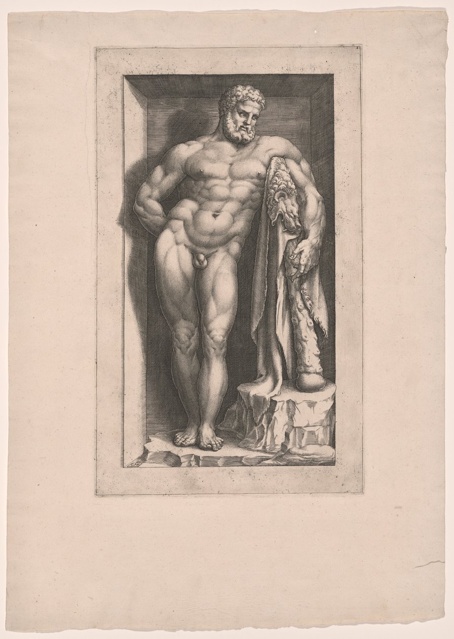 Der Farnesische Herkules von Giorgio Ghisi