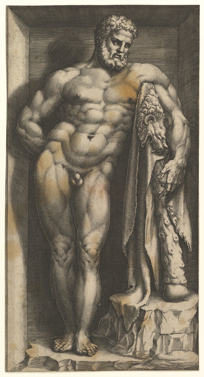 Der Farnesische Herkules von Giorgio Ghisi