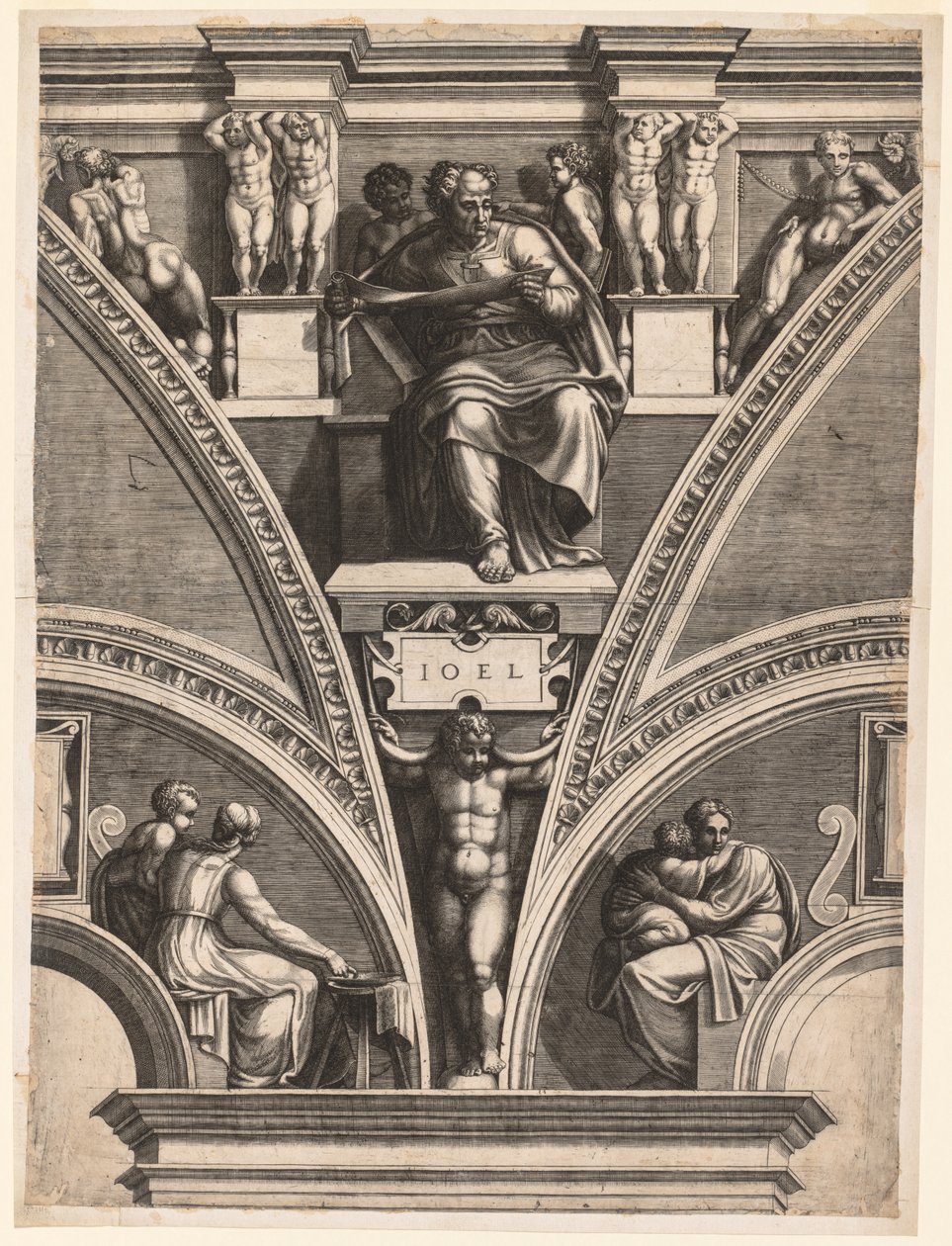 Der Prophet Joel von Giorgio Ghisi