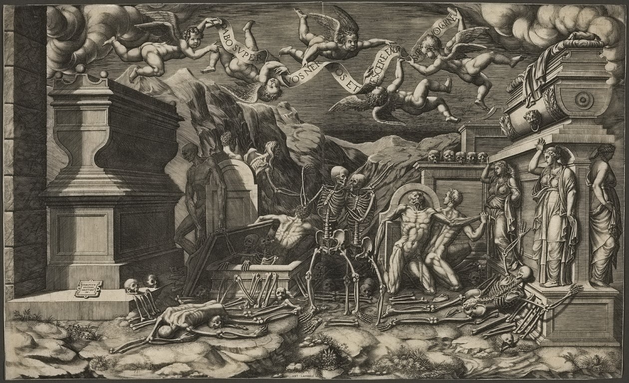 Die Vision von Ezechiel von Giorgio Ghisi