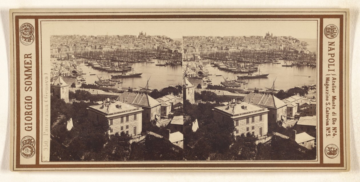 Panorama (Genua) von Giorgio Sommer