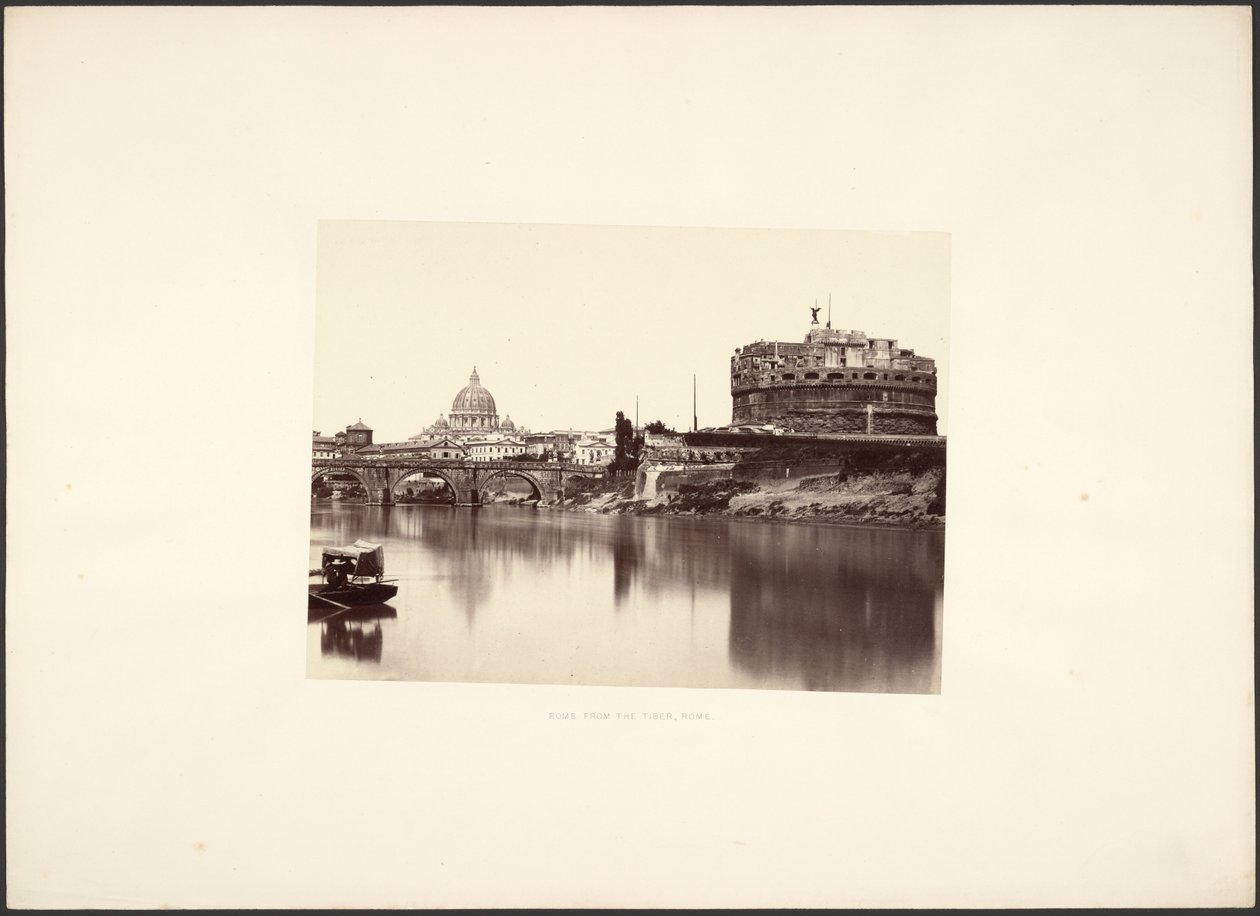 Rom vom Tiber aus, Rom von Giorgio Sommer