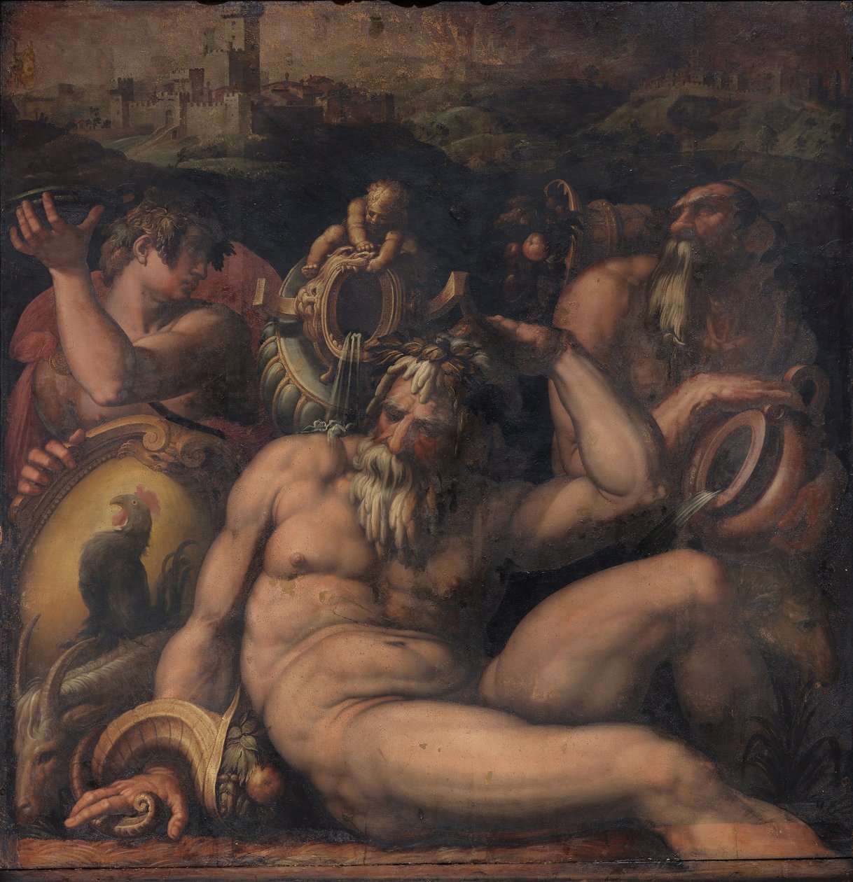 Allegorie des Chianti, 1563-1565 von Giorgio Vasari