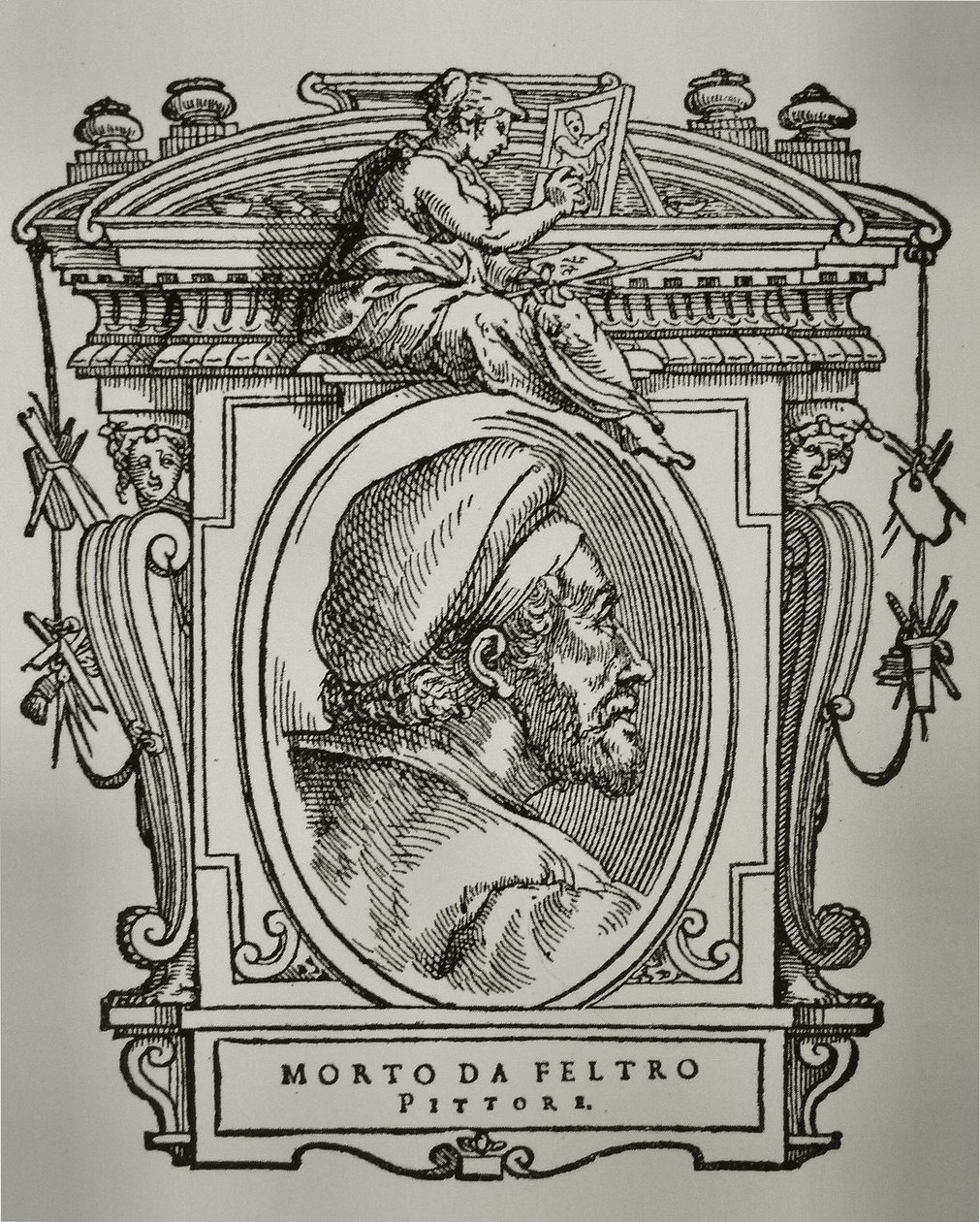 Porträt von Morto da Feltre von Giorgio Vasari