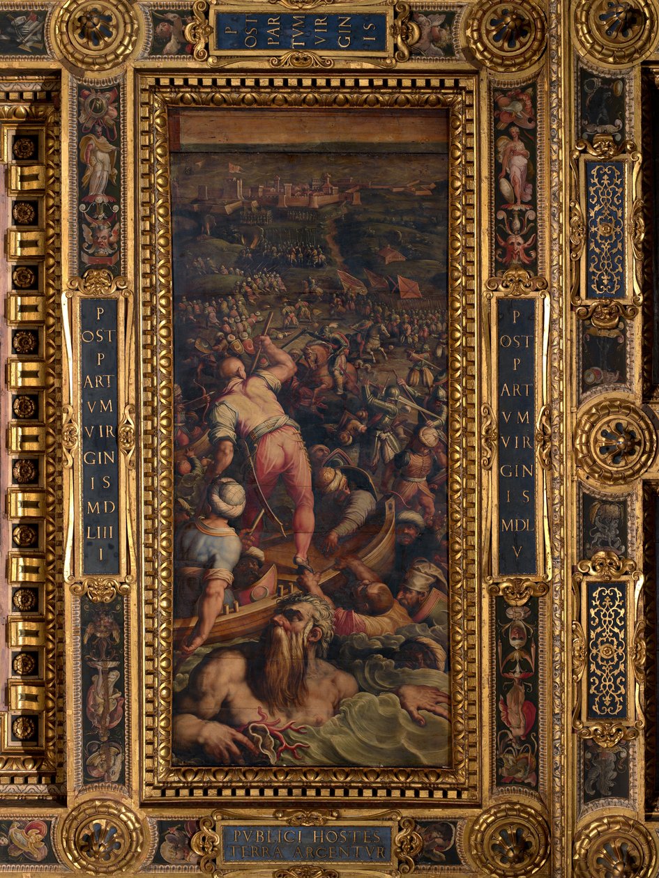 Niederlage der Türken bei Piombino von Giorgio Vasari