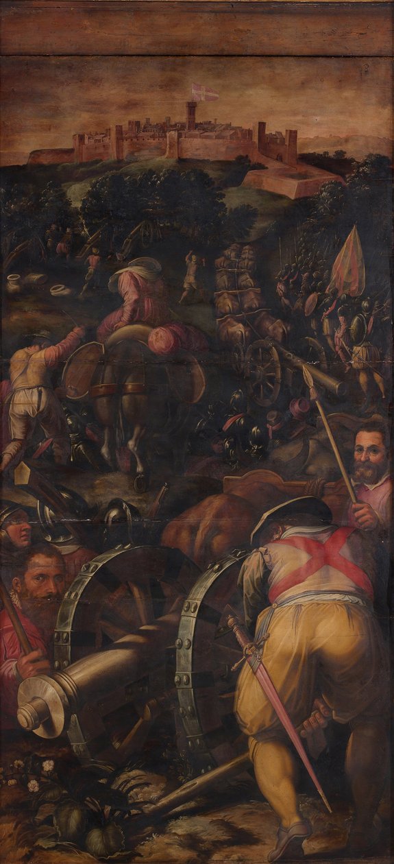 Sturm auf Monteriggioni von Giorgio Vasari