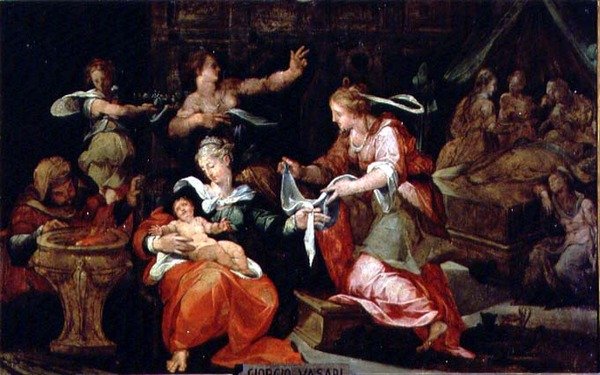Die Geburt der Jungfrau von Giorgio Vasari