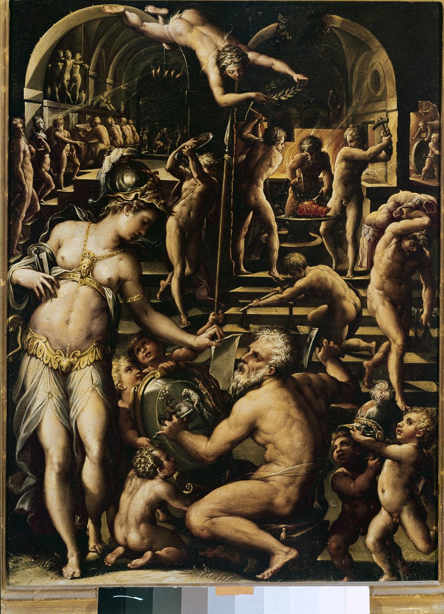 Die Schmiede des Vulkan von Giorgio Vasari