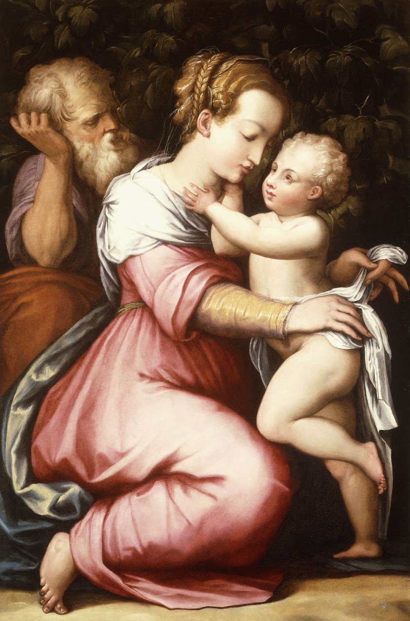 Die Heilige Familie, 16. Jahrhundert von Giorgio Vasari