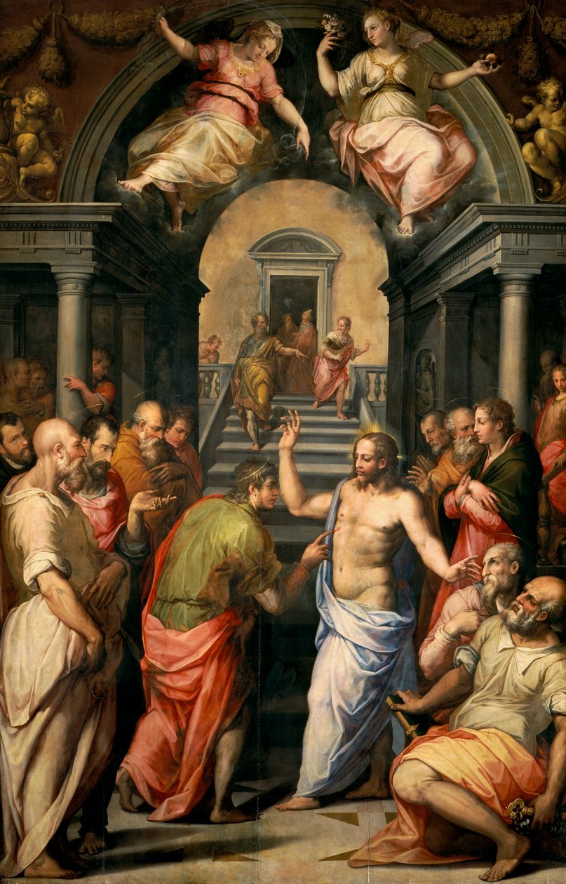 Der ungläubige Thomas, 1572 von Giorgio Vasari
