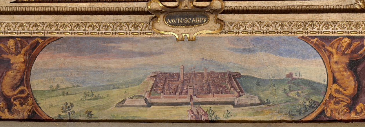 Ansicht von Scarperia von Giorgio Vasari
