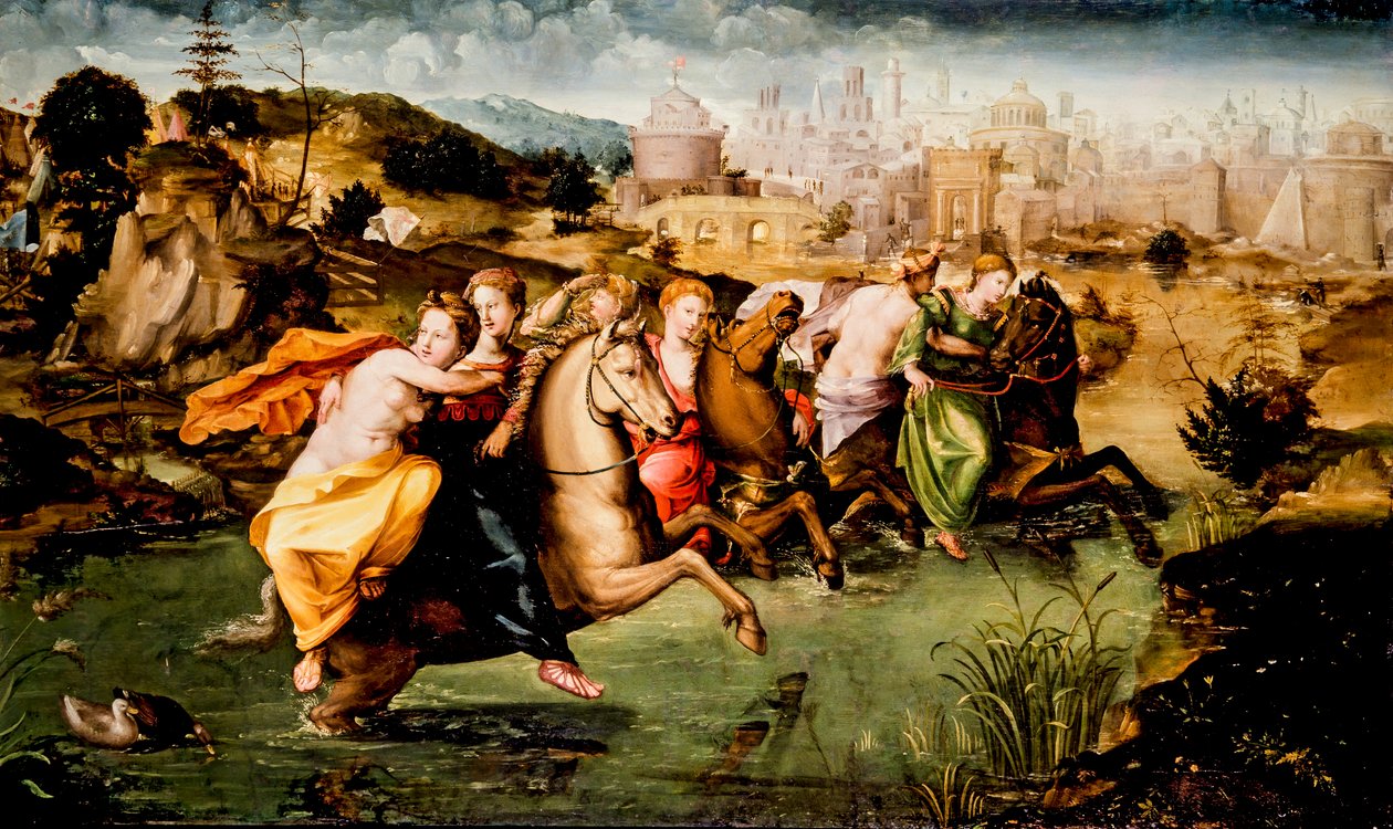 Überquerung des Tiber von Giorgio di (1500 1559) Giovanni