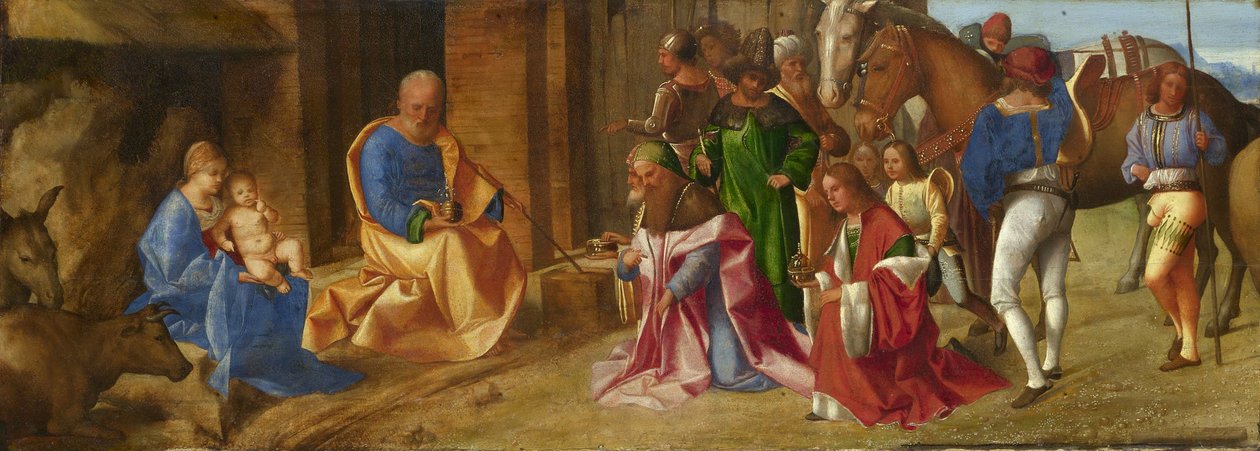 Anbetung der Könige, ca. 1490 von Giorgione da Castelfranco