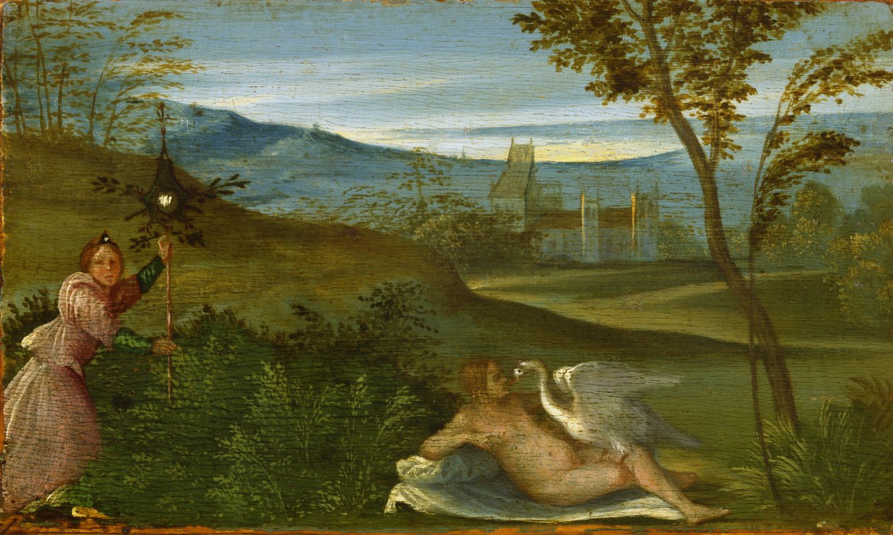 Leda und der Schwan, ca. 1500 von Giorgione da Castelfranco