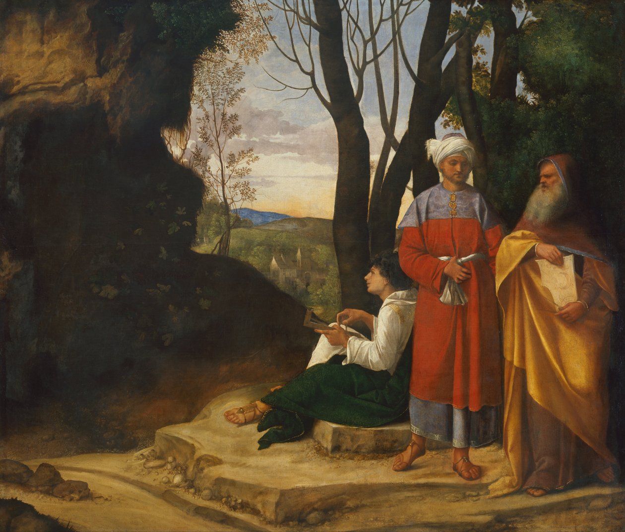 Drei Philosophen von Giorgione