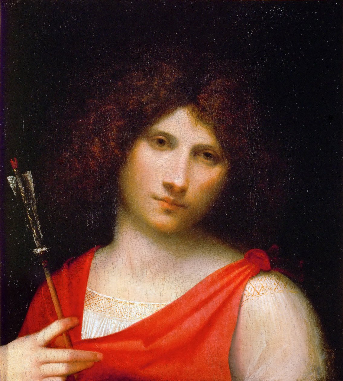 Junger Mann mit Pfeil von Giorgione