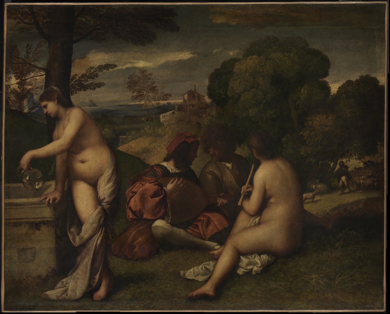 Pastorales Konzert, um 1510 von Giorgione da Castelfranco
