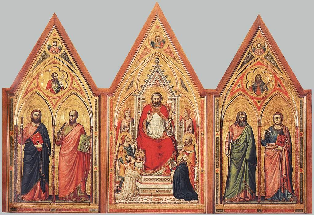 Das Stefaneschi-Triptychon (Rückseite) von Giotto di Bondone