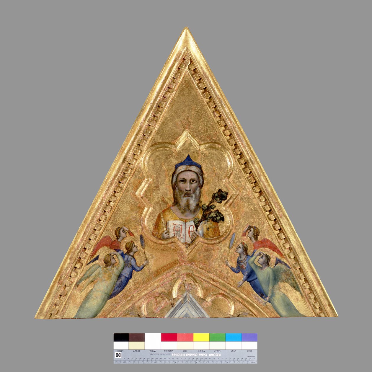 Gottvater mit Engeln, ca. 1330 von Giotto di Bondone