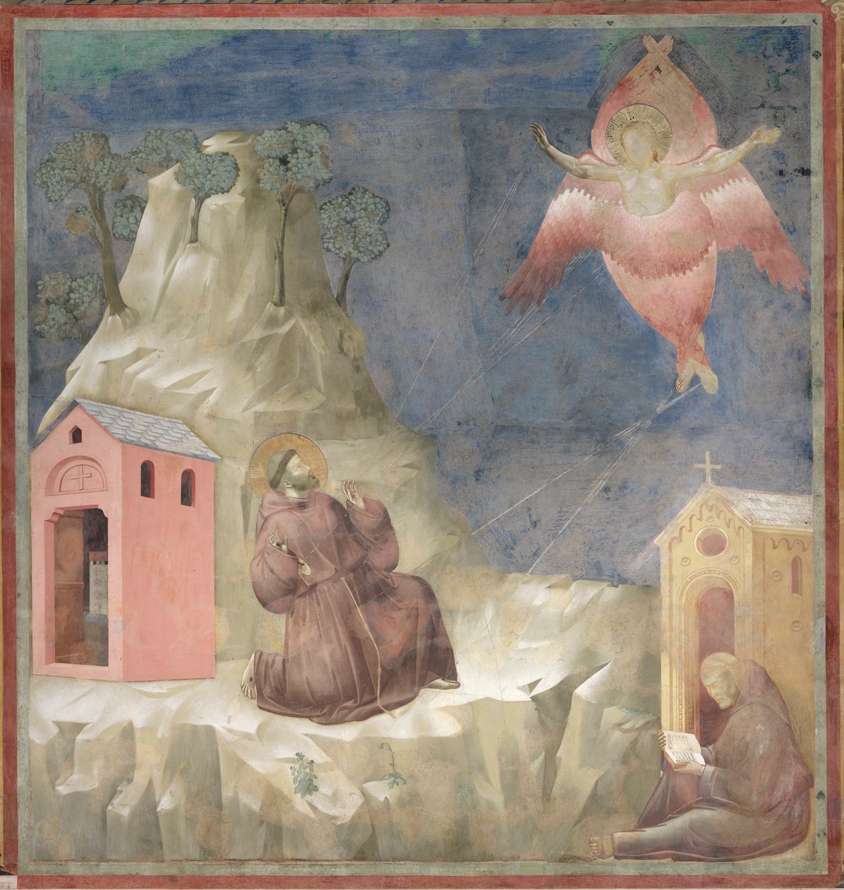 Der heilige Franziskus empfängt die Stigmata, 1297-99 von Giotto di Bondone