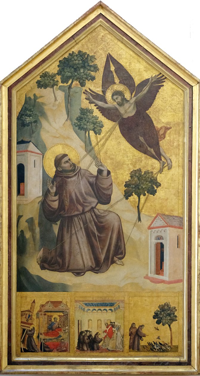Stigmatisation des Heiligen Franziskus von Giotto di Bondone