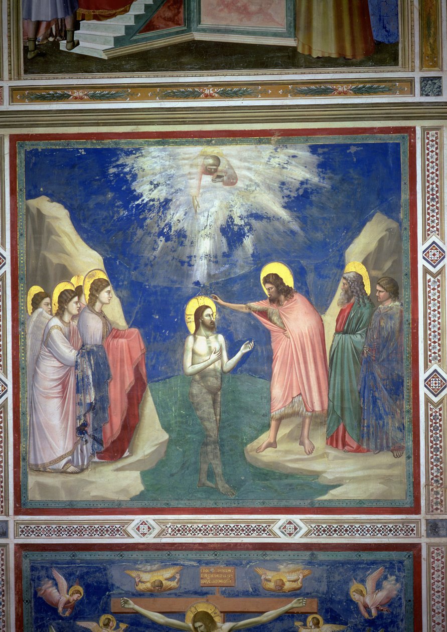 Die Taufe Christi von Giotto di Bondone