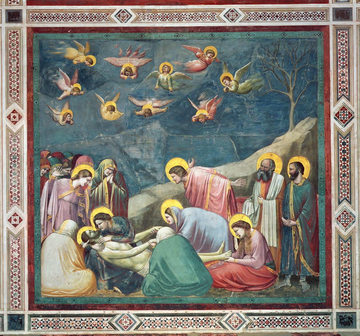 Die Beweinung Christi, ca. 1305 von Giotto di Bondone