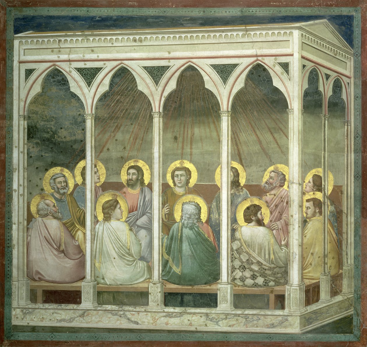 Pfingsten, ca. 1305 von Giotto di Bondone