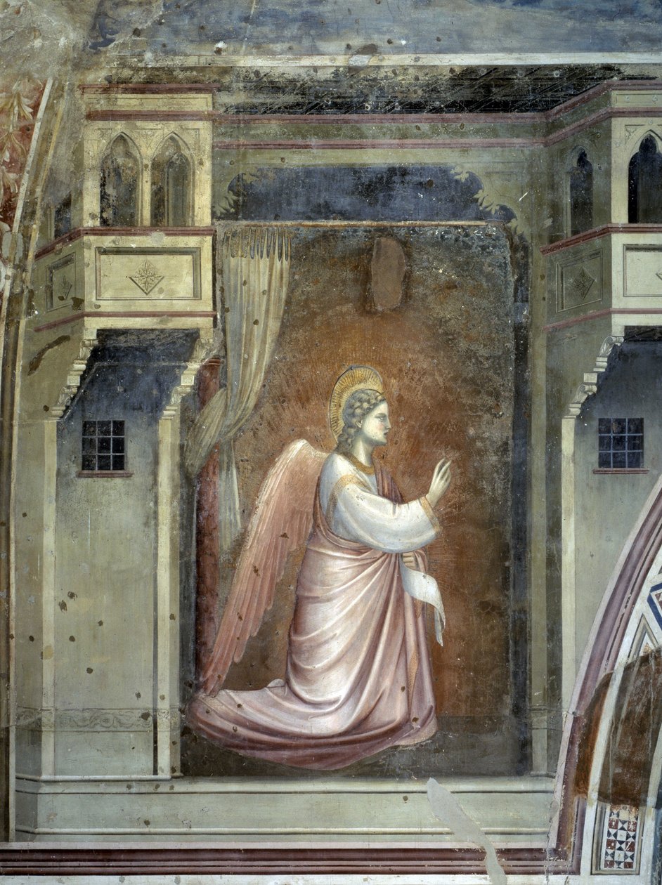Die Verkündigung: Der Erzengel Gabriel, ca. 1305 von Giotto (c.1266 1337)