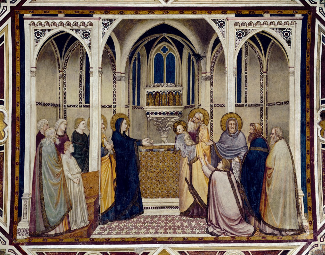 Darstellung im Tempel von Giotto (c.1266 1337)
